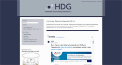 Desktop Screenshot of hamdg.de