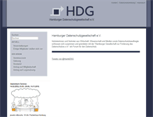 Tablet Screenshot of hamdg.de